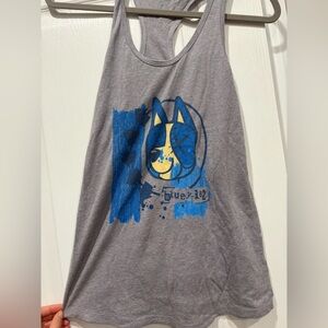 Bluey-182 Gray Tank Top